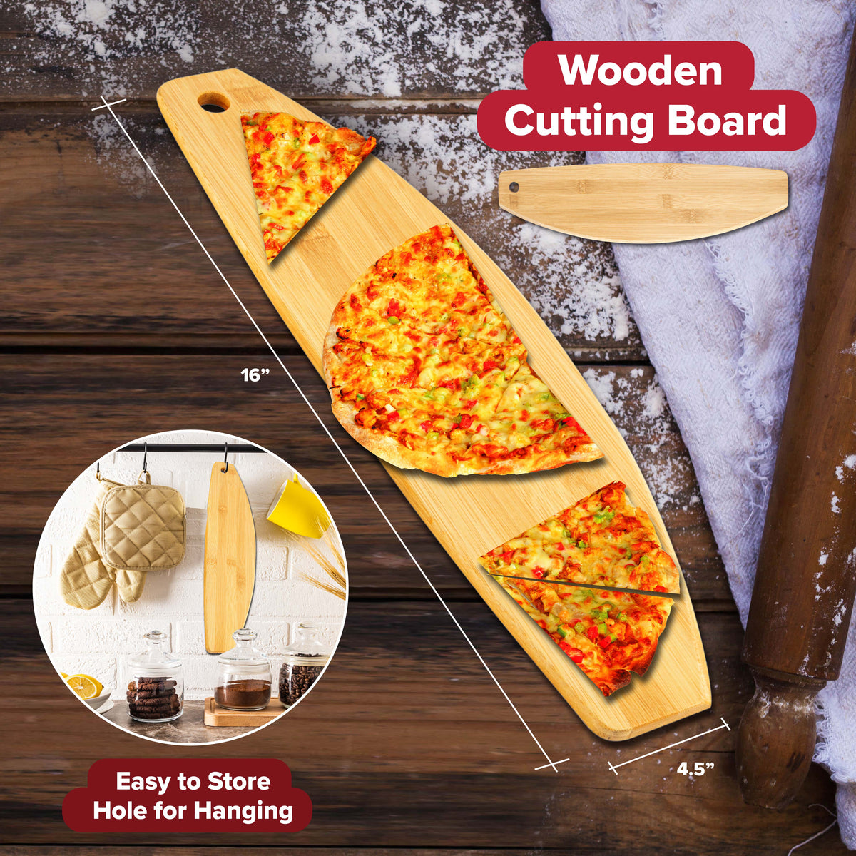 Piezano Pizza Oven 3pc Serving Set