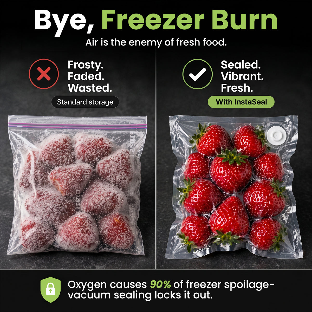 InstaSeal Hybrid Vacuum Sealing Bags