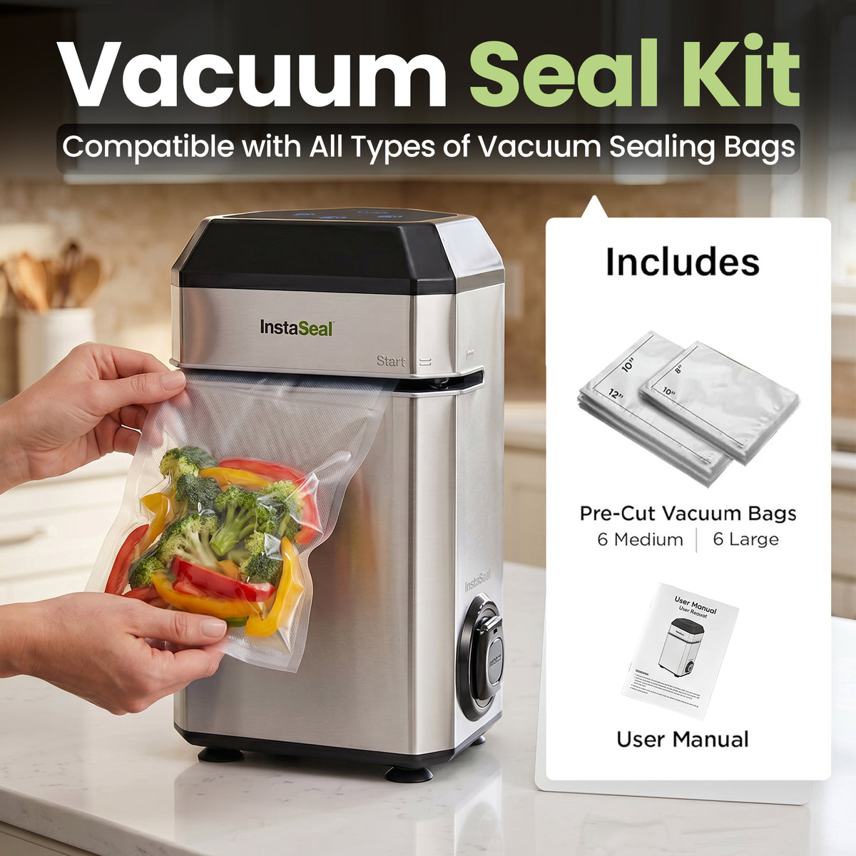 InstaSeal Upright Vacuum Sealer