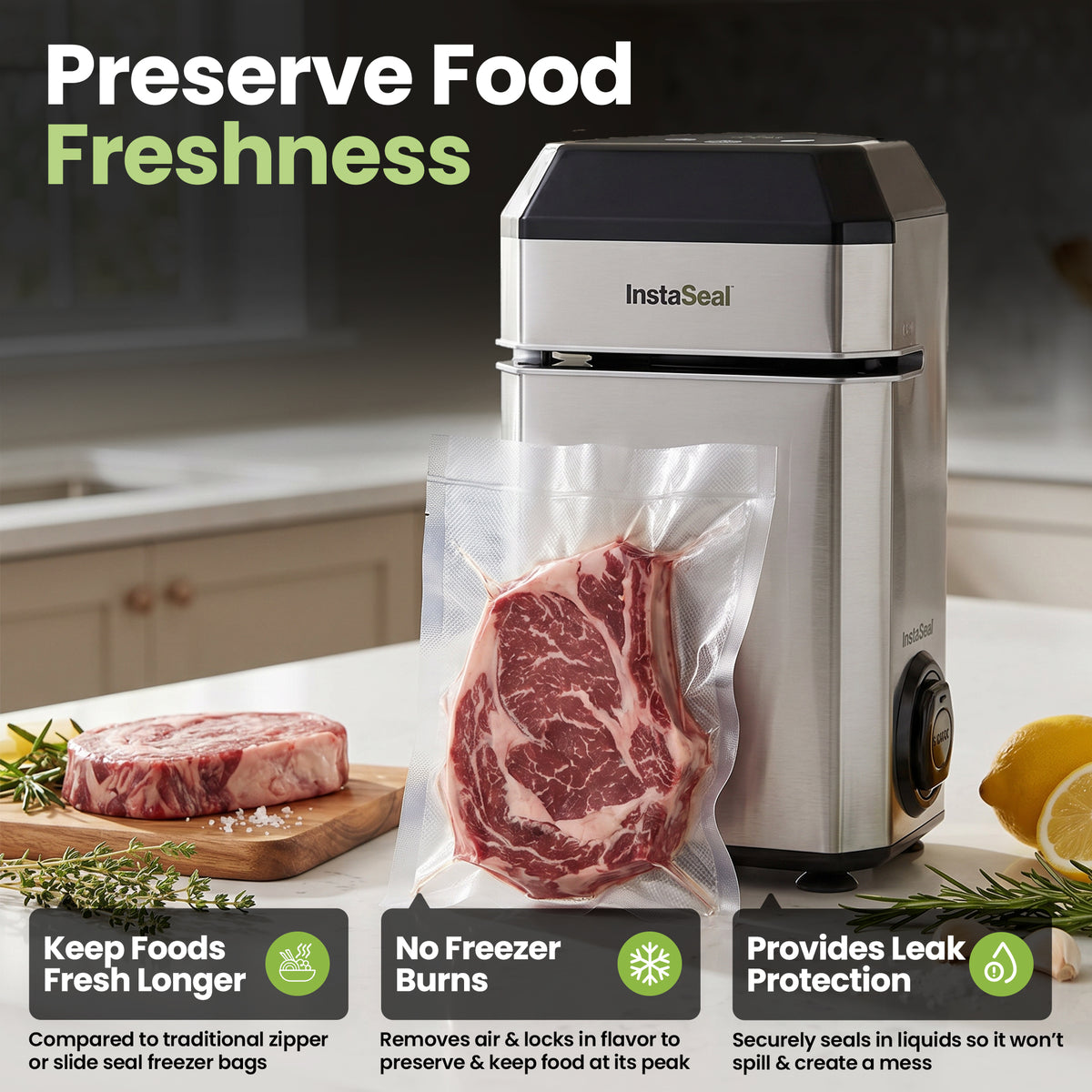 InstaSeal Upright Vacuum Sealer