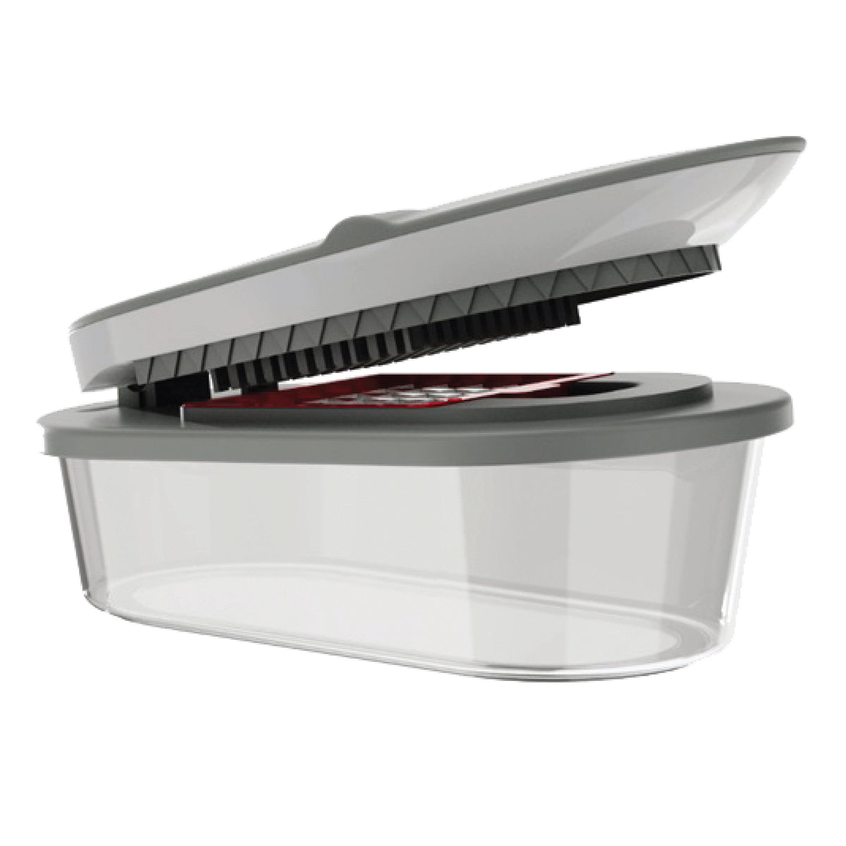 Chopzilla All-in-1 Vegetable Chopper & Mandoline Slicer with Container, 4 Blades & Scraper – Sharp Veggie Cutter, Salad Dicer & Food Chopper