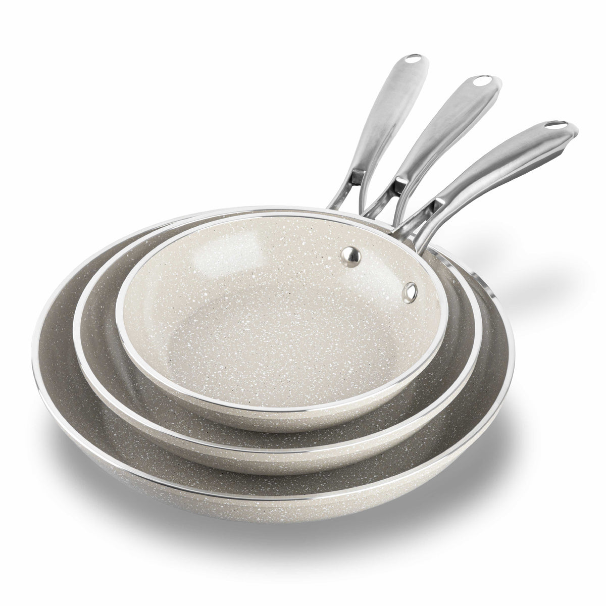 Granitestone Ceraluxe 3 Piece Skillet Set