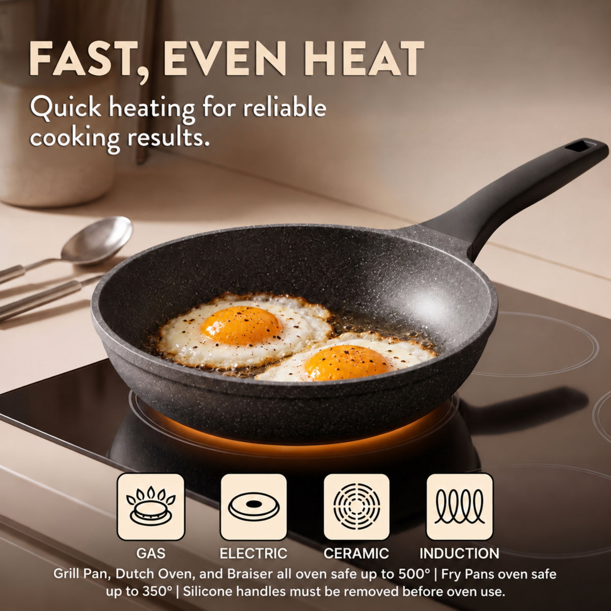 Granitestone 8-Piece Nesting Cookware Set