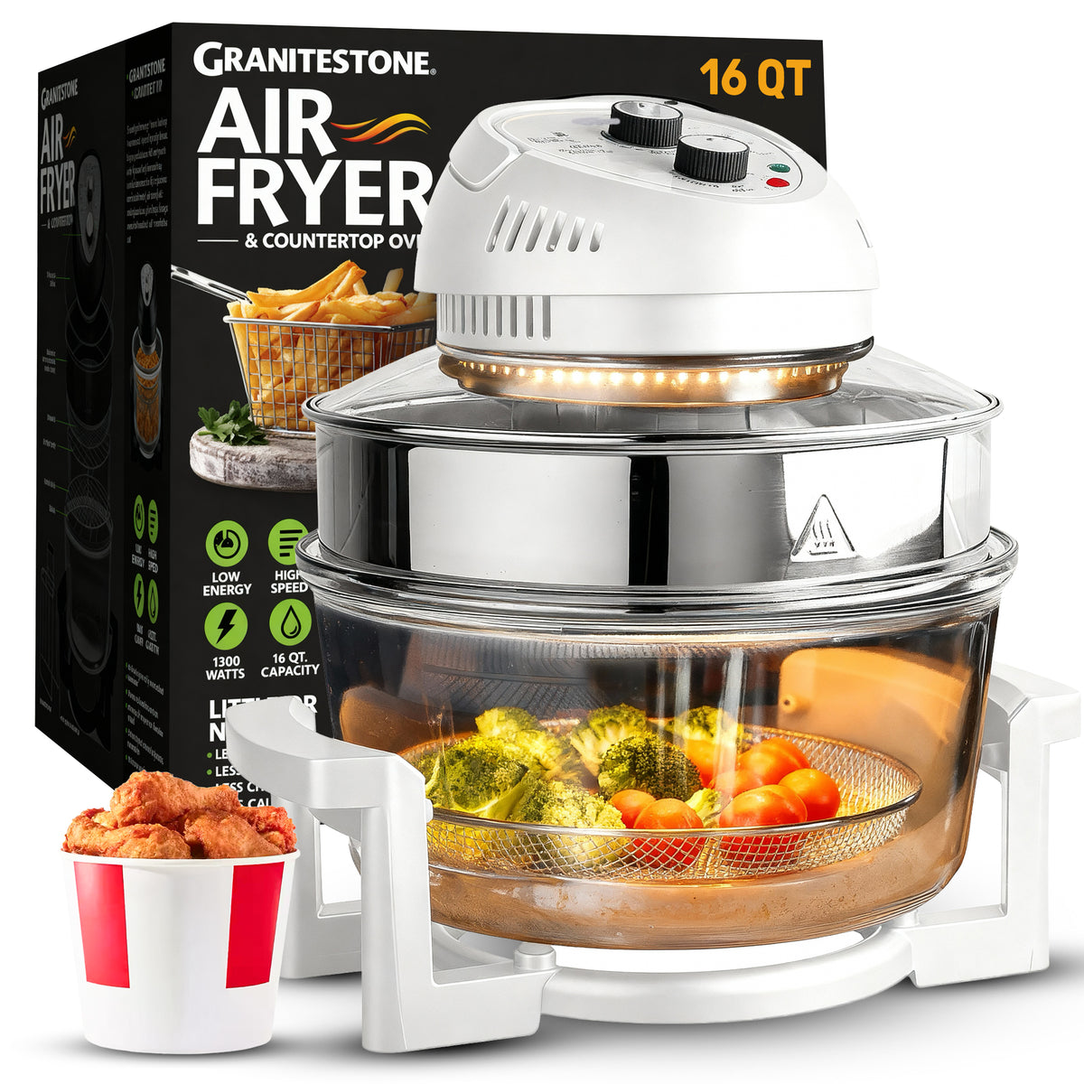 Granitestone Glass Air Fryer