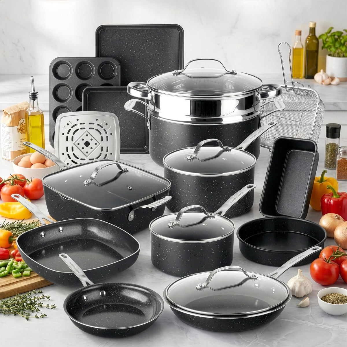 Granitestone Ceraluxe 20 Piece Kitchen in a Box