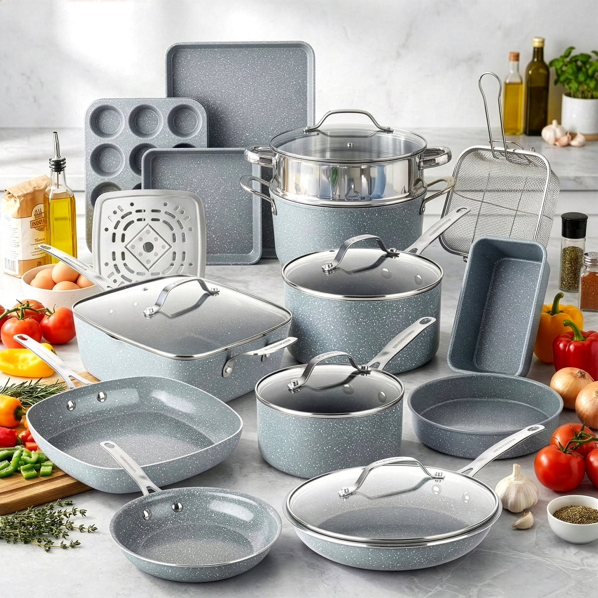 Granitestone Ceraluxe 20 Piece Kitchen in a Box